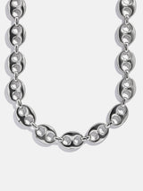 BaubleBar Thalia Silver Necklace - Large - 
    Silver chunky necklace