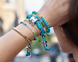 BaubleBar Knotty Initial Custom Bracelet - Aqua -
20% OFF ENDS SOON