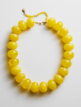 BaubleBar Joan Semi-Precious Necklace - Citrine -
Citrine chunky bead necklace