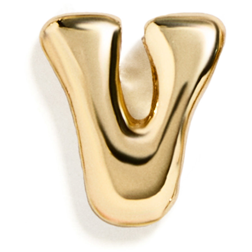 Gold Bubble Bead - V