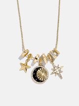 BaubleBar Cressida Celestial Charm Necklace - Star - 
    Gold charms on ball chain