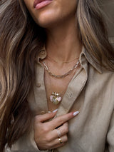 BaubleBar Heart Charm Necklace - Heart -
Heart charms on ball chain