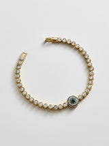 BaubleBar Amalie Evil Eye Tennis Bracelet - Single Evil Eye -
Tennis chain with evil eye