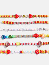 BaubleBar NFL Bracelet Bead Kit - Kansas City Chiefs -
DIY bracelet making kit
