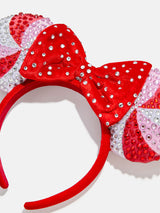 BaubleBar Disney Minnie Mouse Peppermint Ears Headband - Minnie Mouse Peppermint Ears - 
    Disney holiday ears