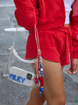 BaubleBar NFL Beaded Bag Charm - Buffalo Bills -
Limited Time: Enjoy 20% Off