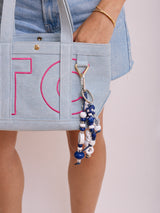 BaubleBar NFL Beaded Bag Charm - Indianapolis Colts -
Keychain charm for bag