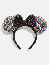 BaubleBar Disney Minnie Mouse Crystal Multicolor Ears Headband - Minnie Mouse Crystal Multicolor Ears -
Rainbow Disney ears