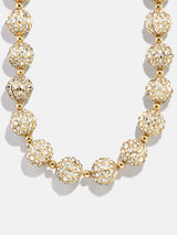 BaubleBar Quinn Collar Necklace - Gold/Pavé -
Statement crystal necklace