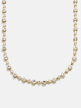 BaubleBar Jolie Tennis Necklace - Gold/Pavé -
Crystal tennis necklace
