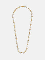BaubleBar Jolie Tennis Necklace - Gold/Pavé -
Crystal tennis necklace