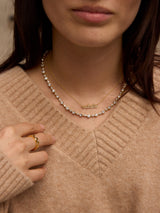 BaubleBar Jolie Tennis Necklace - Gold/Pavé -
Crystal tennis necklace