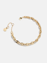 BaubleBar Thalia Mariner Chain Bracelet - Gold/Pavé -
Crystal chunky bracelet