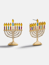 BaubleBar Glow Big Menorah Statement Earrings - Menorah -
EXTRA 20% off sale. Prices as marked.