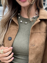 BaubleBar Blair Necklace - Gold/Pavé -
UP TO 80% OFF SALE