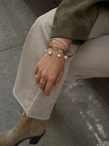 BaubleBar Blair Pearl Bracelet - Gold/Pavé -
Pavé pearls on a gold chain