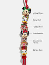 BaubleBar Disney Christmas Friends Forever Bag Charm - Disney Mickey & Friends Bag Charm - 
    Embellished Keychain
