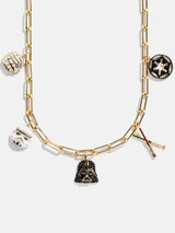 BaubleBar STAR WARS™ Villains Charm Necklace - Star Wars Villain's - 
    Paperclip necklace with charms