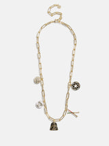 BaubleBar STAR WARS™ Villains Charm Necklace - Star Wars Villain's - 
    Paperclip necklace with charms
