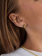 BaubleBar Disney Donald Duck 18K Gold Plated Sterling Silver Crystal Studs - Donald Duck -
18K gold plated sterling silver earrings