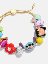 BaubleBar Disney Lilo & Stitch Friends Forever Charm Bracelet - Disney Stitch Charm Bracelet - 
    Multicolored pull-tie bracelet