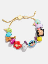 BaubleBar Disney Lilo & Stitch Friends Forever Charm Bracelet - Disney Stitch Charm Bracelet - 
    Multicolored pull-tie bracelet