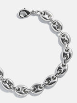 BaubleBar Thalia Silver Bracelet - Silver -
Silver chunky bracelet
