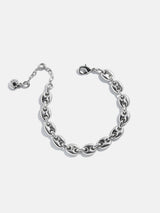 BaubleBar Thalia Silver Bracelet - Silver -
Silver chunky bracelet