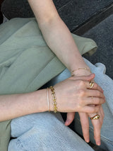 BaubleBar Thalia Gold Bracelet - Gold - 
    Gold chunky bracelet