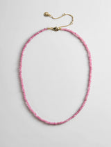 BaubleBar Mini Semi-Precious Necklace - Pink Tourmaline -
Pink tourmaline stackable necklace
