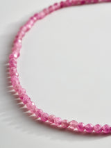 BaubleBar Mini Semi-Precious Necklace - Pink Tourmaline -
Pink tourmaline stackable necklace