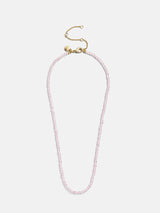 BaubleBar Semi-Precious Cluster Charm Necklace  Chain - Rose Quartz - 
    Rose quartz stackable necklace
