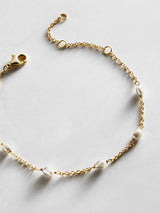 BaubleBar Yasmine 18K Gold Pearl Bracelet - Gold/Pearl -
Gold chain for stacking