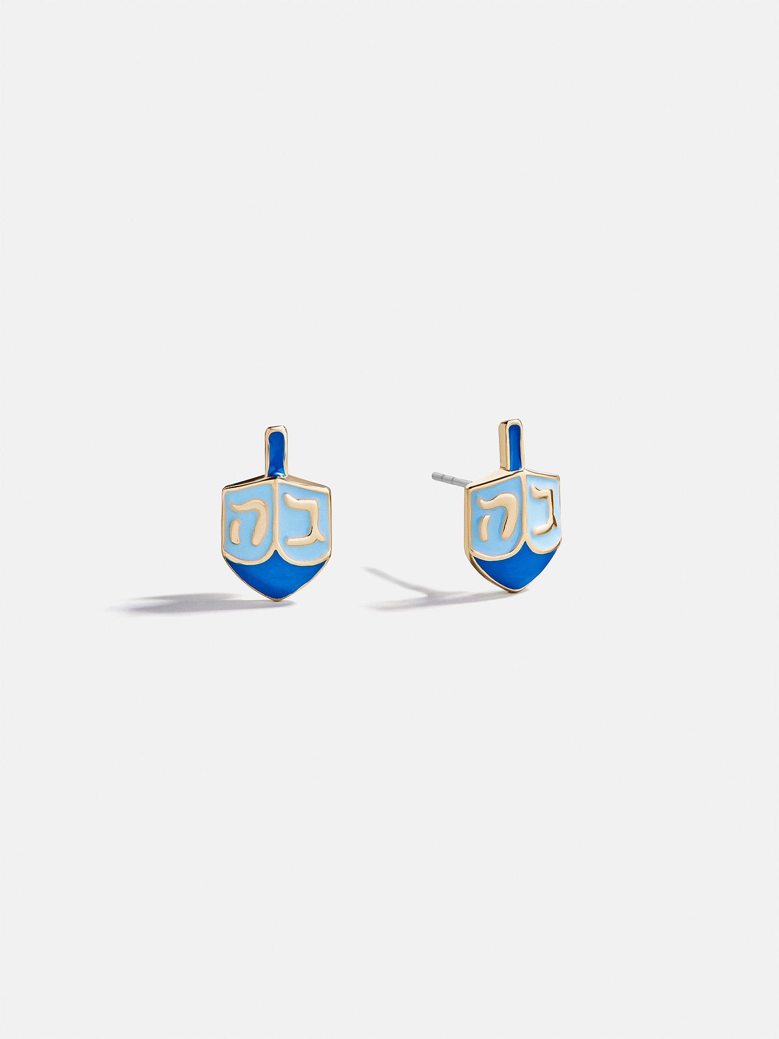 Spin Me Round Dreidel Stud Earrings - Dreidel