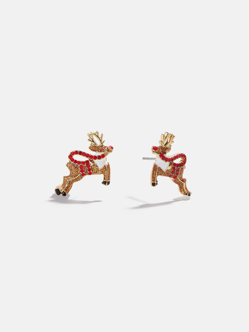Skybound Reindeer Earrings - Reindeer