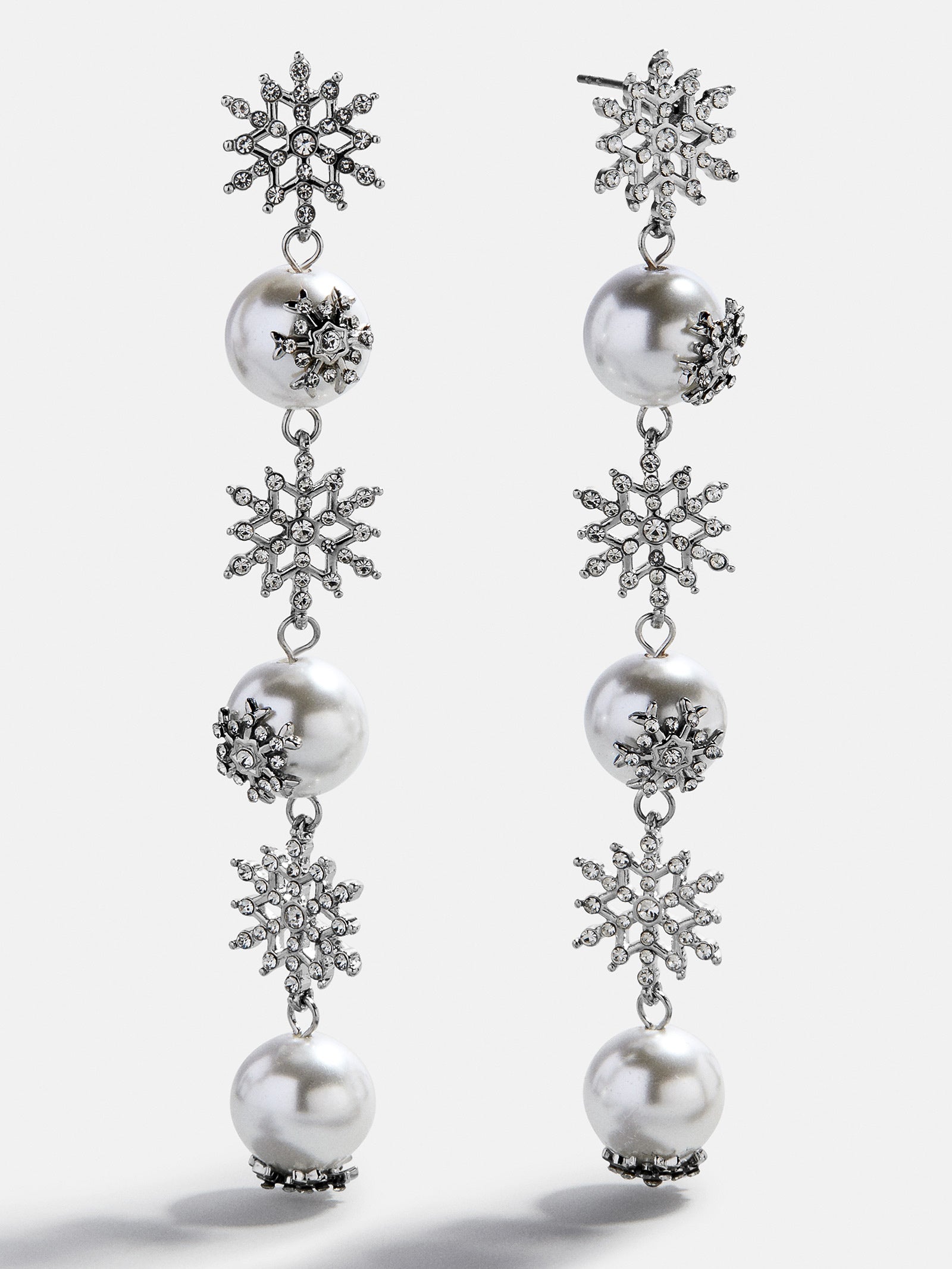 Snow And Behold Drop Earrings - Snowflake