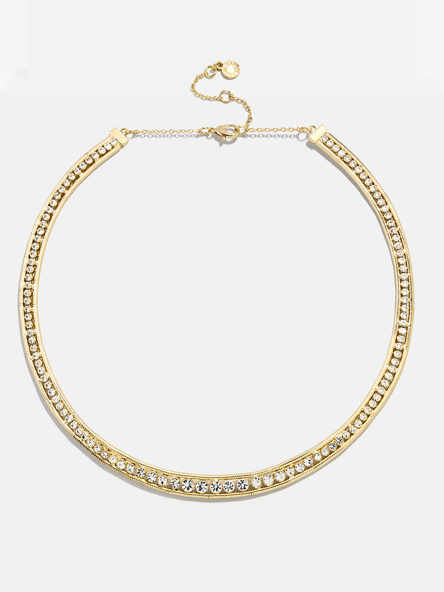 Olivia Collar Necklace - Gold/Pavé