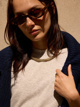 BaubleBar Olivia Collar Necklace - Gold/Pavé -
Gold chains with crystals