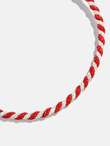 BaubleBar Mint Condition Collar Necklace - Red/White -
Christmas candy cane necklace
