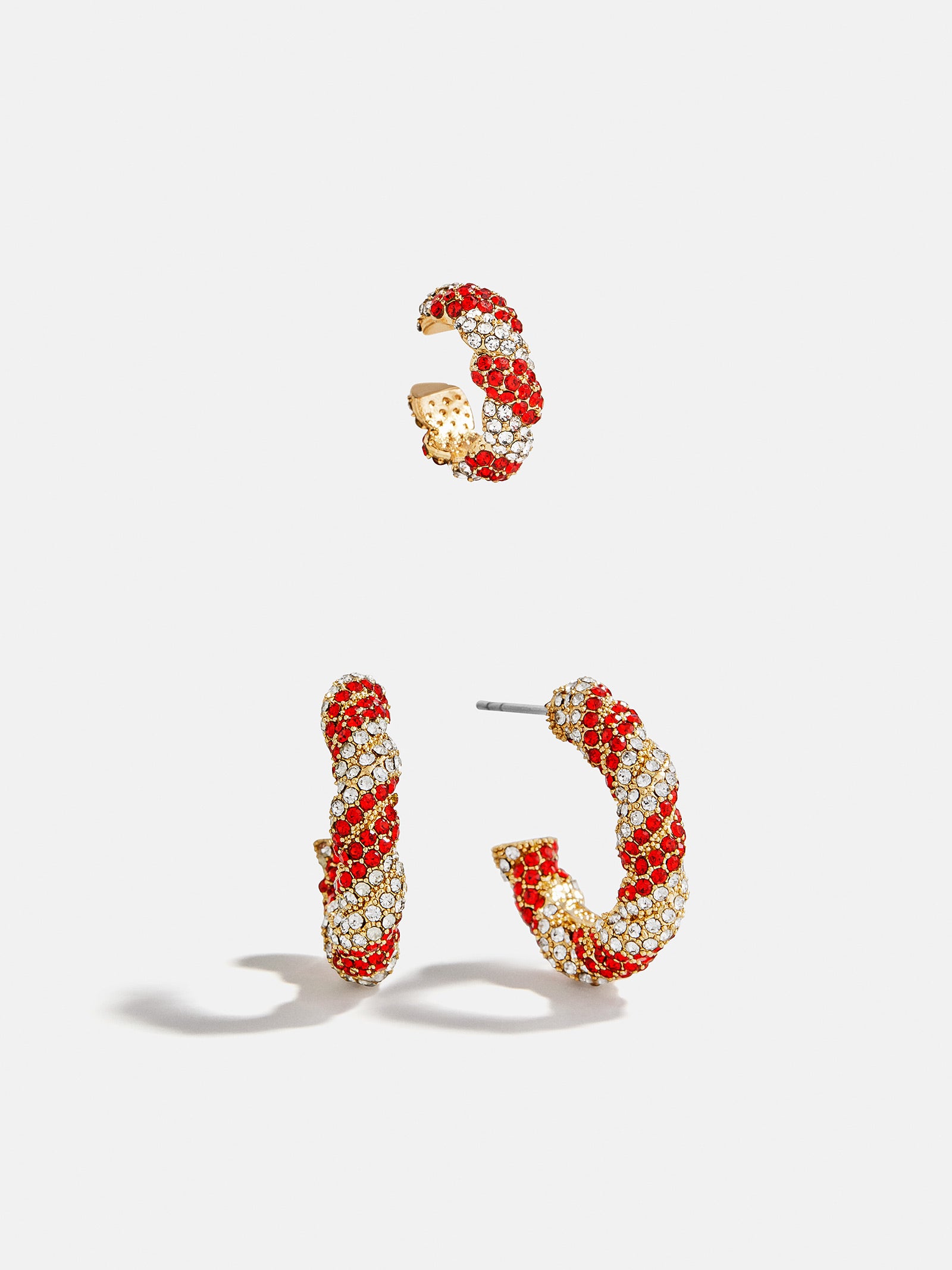 Mint Condition Holiday Earring Set - Candy Cane – Set of 2