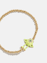 BaubleBar Disney Pixar Mike Wazowski Pisa Bracelet - Mike Wazowski -
Beaded stretch bracelet for stacking