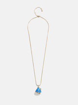 BaubleBar Peanuts Snoopy Puffer Jacket Necklace - Blue -
Statement pendant on a gold chain