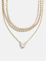 BaubleBar Disney Mickey Mouse Layered Necklace - Gold/Pavé -
Cyber Monday Ends Tonight: Special Deal