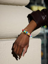 BaubleBar Disney Alice in Wonderland Friends Forever Bracelet - Alice in Wonderland Charm Bracelet -
Multicolored pull-tie bracelet