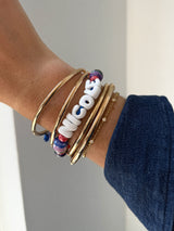 BaubleBar Make Waves Custom Bracelet - Dark Multi - 
    Waterproof name bracelet
