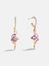 BaubleBar En Pointe Kids’ Earrings - Ballet -
Gold huggie earrings