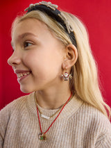 BaubleBar Santa Claus Kids’ Earrings - Santa Claus - 
     Kids’ Christmas earrings