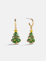 BaubleBar Christmas Tree Kids’ Earrings - Christmas Tree - 
    Holiday stud earrings