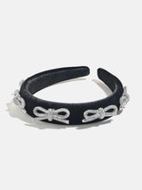 BaubleBar Bow & Behold Kids Headband - Black - 
    Black headband with bows