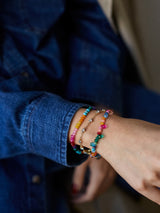 BaubleBar Disney Mickey Mouse Semi-Precious Layered Bracelet - Multi -
Beaded bracelet for stacking